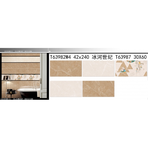 内墙砖 配套 T63982W4 42x240 冰河世纪 T63987 30X60